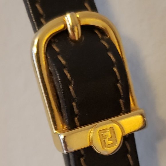 Authentic FENDI Pequin Stripe Canvas Crossbody Bag - Picture 2 of 12